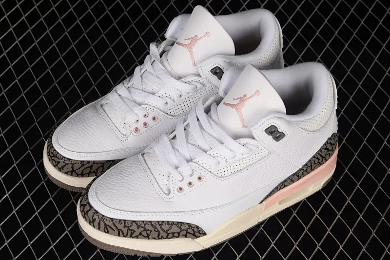 All categories Air Jordan Jordan series basketball shoes Air Jordan 3 Air Jordan 3 "Atmosphere" AJ3 Joe 3 white powder CK9246-102